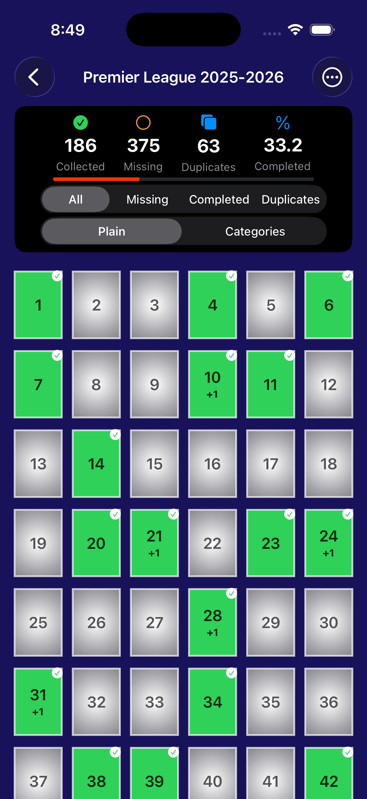StickerCollector app